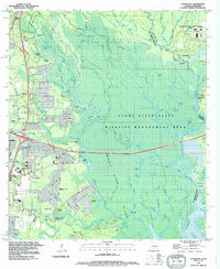 Download a high-resolution, GPS-compatible USGS topo map for Haaswood, LA (1995 edition)