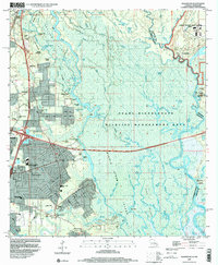 Download a high-resolution, GPS-compatible USGS topo map for Haaswood, LA (2000 edition)