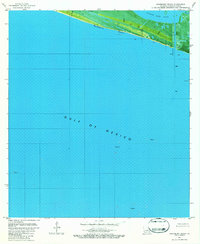 Download a high-resolution, GPS-compatible USGS topo map for Hackberry Beach, LA (1982 edition)