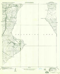 Download a high-resolution, GPS-compatible USGS topo map for Hackberry, LA (1958 edition)