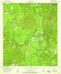 Download a high-resolution, GPS-compatible USGS topo map for Haddens, LA (1958 edition)