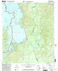 Download a high-resolution, GPS-compatible USGS topo map for Haddens, LA (2004 edition)