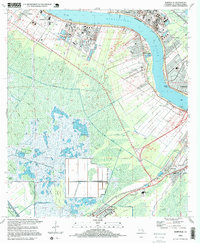 Download a high-resolution, GPS-compatible USGS topo map for Hahnville, LA (1999 edition)