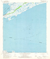 preview thumbnail of historical topo map of St. Mary County, LA in 1968