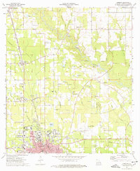 Download a high-resolution, GPS-compatible USGS topo map for Hammond, LA (1977 edition)