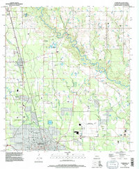 Download a high-resolution, GPS-compatible USGS topo map for Hammond, LA (1996 edition)