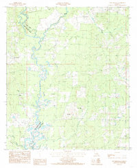 preview thumbnail of historical topo map of St. Helena County, LA in 1984