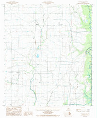 Download a high-resolution, GPS-compatible USGS topo map for Hathaway, LA (1985 edition)