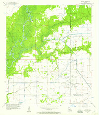 preview thumbnail of historical topo map of Calcasieu County, LA in 1956