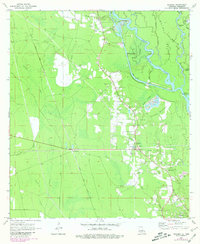 Download a high-resolution, GPS-compatible USGS topo map for Hickory, LA (1980 edition)