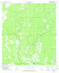 preview thumbnail of historical topo map of Livingston County, LA in 1974