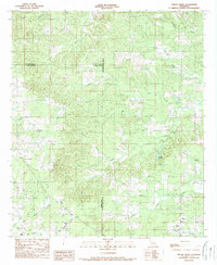 preview thumbnail of historical topo map of Natchitoches County, LA in 1989