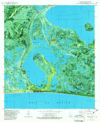 Download a high-resolution, GPS-compatible USGS topo map for Holly Beach, LA (1982 edition)