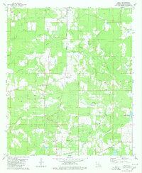 preview thumbnail of historical topo map of De Soto County, LA in 1980
