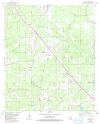Download a high-resolution, GPS-compatible USGS topo map for Holly, LA (1982 edition)