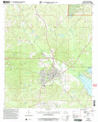 Download a high-resolution, GPS-compatible USGS topo map for Homer, LA (2005 edition)