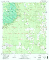 Download a high-resolution, GPS-compatible USGS topo map for Hortman, LA (1982 edition)