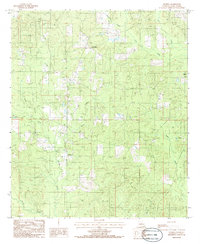 Download a high-resolution, GPS-compatible USGS topo map for Hudson, LA (1986 edition)