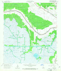 Download a high-resolution, GPS-compatible USGS topo map for Humphreys, LA (1965 edition)