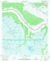 Download a high-resolution, GPS-compatible USGS topo map for Humphreys, LA (1981 edition)