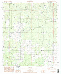 Download a high-resolution, GPS-compatible USGS topo map for Hurricane Branch, LA (1986 edition)