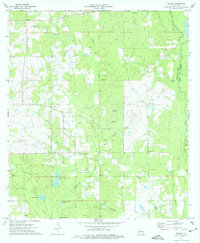preview thumbnail of historical topo map of Tangipahoa County, LA in 1974