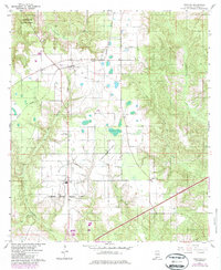 Download a high-resolution, GPS-compatible USGS topo map for Huxford, LA (1987 edition)