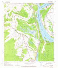 preview thumbnail of historical topo map of Pointe Coupee County, LA in 1965