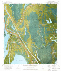 Download a high-resolution, GPS-compatible USGS topo map for Jackass Bay, LA (1976 edition)