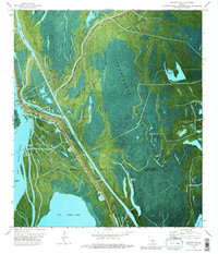 preview thumbnail of historical topo map of St. Martin County, LA in 1973