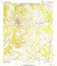 Download a high-resolution, GPS-compatible USGS topo map for Jackson, LA (1955 edition)