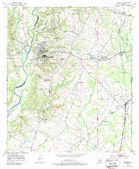 Download a high-resolution, GPS-compatible USGS topo map for Jackson, LA (1988 edition)