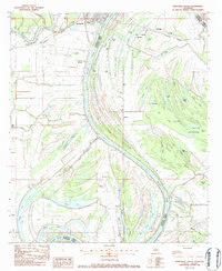 Download a high-resolution, GPS-compatible USGS topo map for Jonesville South, LA (1984 edition)