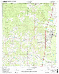Download a high-resolution, GPS-compatible USGS topo map for Kentwood, LA (1981 edition)