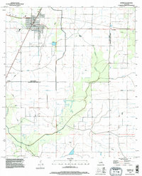 Download a high-resolution, GPS-compatible USGS topo map for Kinder, LA (1996 edition)
