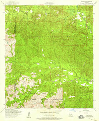 preview thumbnail of historical topo map of Natchitoches County, LA in 1954