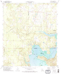 preview thumbnail of historical topo map of Bossier County, LA in 1972