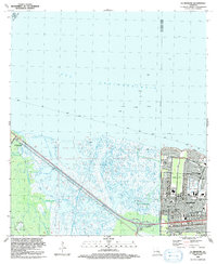 preview thumbnail of historical topo map of St. Charles County, LA in 1992