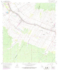Download a high-resolution, GPS-compatible USGS topo map for Labadieville, LA (1986 edition)