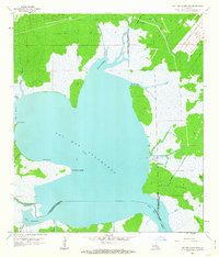 preview thumbnail of historical topo map of St. John the Baptist County, LA in 1962