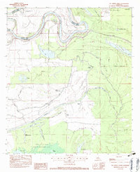 Download a high-resolution, GPS-compatible USGS topo map for Lac Sainte Agnes, LA (1983 edition)