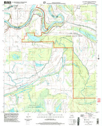 preview thumbnail of historical topo map of Avoyelles County, LA in 1999
