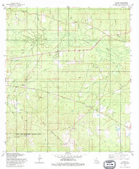 preview thumbnail of historical topo map of Vernon County, LA in 1978