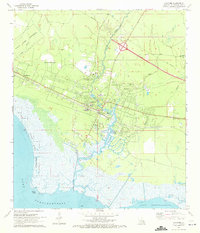 Download a high-resolution, GPS-compatible USGS topo map for Lacombe, LA (1972 edition)
