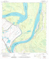 Download a high-resolution, GPS-compatible USGS topo map for Lacour, LA (1986 edition)