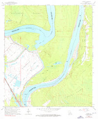 Download a high-resolution, GPS-compatible USGS topo map for Lacour, LA (1976 edition)