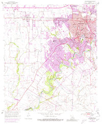 Download a high-resolution, GPS-compatible USGS topo map for Lafayette, LA (1980 edition)
