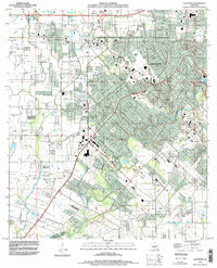 preview thumbnail of historical topo map of Lafayette, LA in 1994