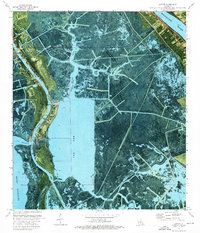 Download a high-resolution, GPS-compatible USGS topo map for Lafitte, LA (1976 edition)