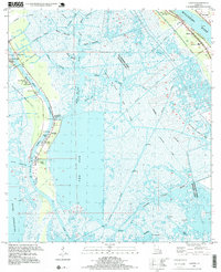 Download a high-resolution, GPS-compatible USGS topo map for Lafitte, LA (1999 edition)